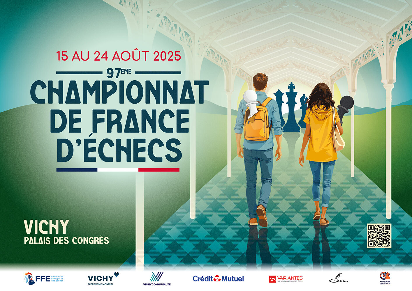 ffe affiche championnnat fr 2025 paysage